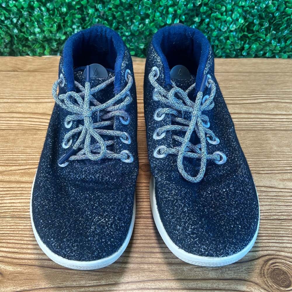 Allbirds Wool Runner Up Mizzles Shoes Men's 13 Blue Wool Boots 0521 NV1